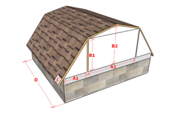 Расчет мансардной крыши