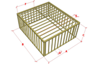 Расчёт каркасного дома
